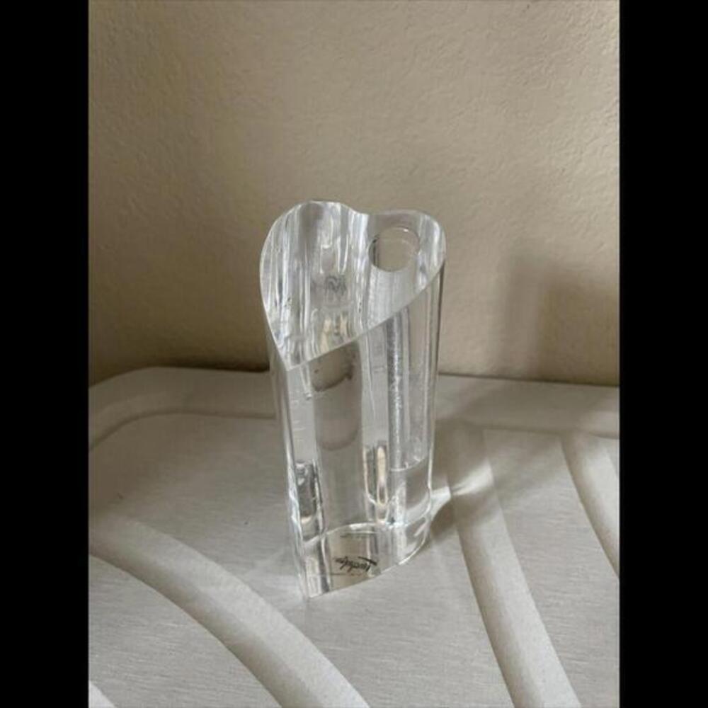 Vintage Lucite Acrylic 3D Heart Pen Holder Terragrafics Inc 1987